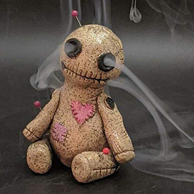 Top Selling Voodoo Doll Burner Incense Desktop Decoration Resin Ornament Kawaii Room Decor Handmade Craft Burners Fragrance Lamps
Top Selling Voodoo Doll Burner Incense Desktop Decoration Resin Ornament Kawaii Room Decor Handmade Craft Burners Fragrance Lamps