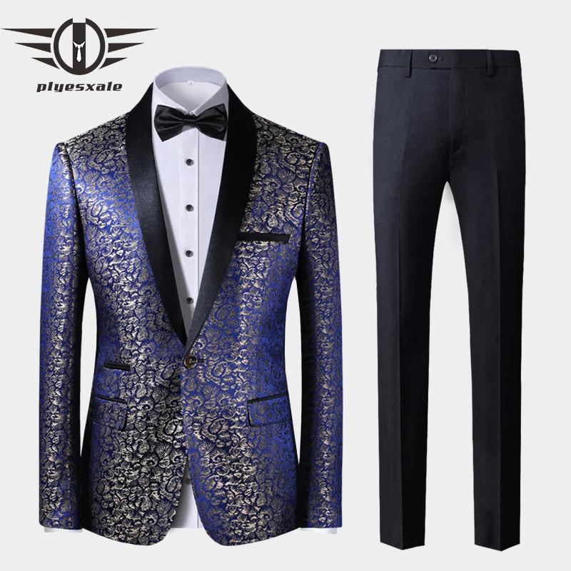 Elegant Brand Floral Men Suits With Pants Groom Wedding For Slim Fit Two Piece Party Prom Singer Costume Q1132 Men's & Blazers, Color 2
Elegant Brand Floral Men Suits With Pants Groom Wedding For Slim Fit Two Piece Party Prom Singer Costume Q1132 Men's & Blazers, Color 2