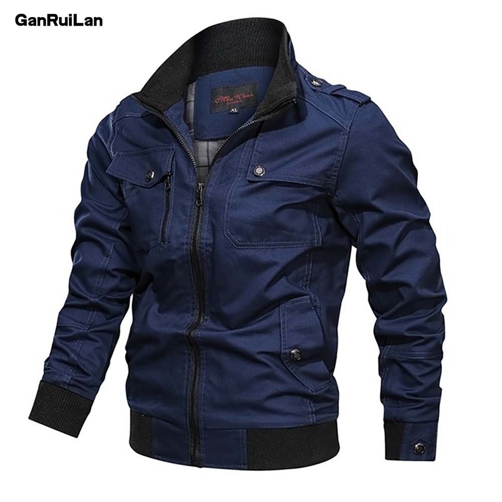Bomber Jacket Men Spring Autumn Army Military Tactical Jackets Mens Coats Male Outerwear Windbreaker Brand Clothing JK19130 210518, Black color
Bomber Jacket Men Spring Autumn Army Military Tactical Jackets Mens Coats Male Outerwear Windbreaker Brand Clothing JK19130 210518, Black color