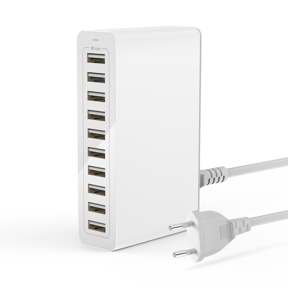 50W 10Ports USB Charger Station For Smart Phone PC Multi Chargers With US AU EU UK Plug3582603