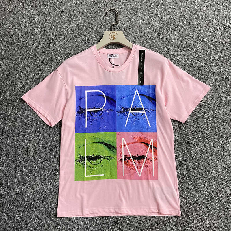 Angel palm 20 new palm square eye color stitching printing short sleeve round neck casual versatile T-shirt for men and women, White;black
Angel palm 20 new palm square eye color stitching printing short sleeve round neck casual versatile T-shirt for men and women, White;black