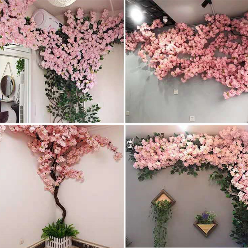 Artificia Cherry Tree Pink cherry Tree Branch Sik Fower DIY Wedding Decoration Artificia Fower Wa Home Outdoor Decoration, 10
Artificia Cherry Tree Pink cherry Tree Branch Sik Fower DIY Wedding Decoration Artificia Fower Wa Home Outdoor Decoration, 10