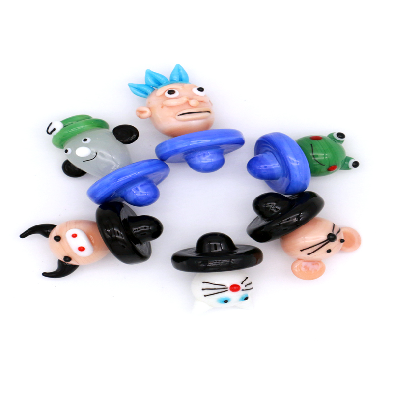 Smoking Accessories Glass Carb Cap OD mix styles For quartz Banger Cartoon Dome Cute USA
Smoking Accessories Glass Carb Cap OD mix styles For quartz Banger Cartoon Dome Cute USA