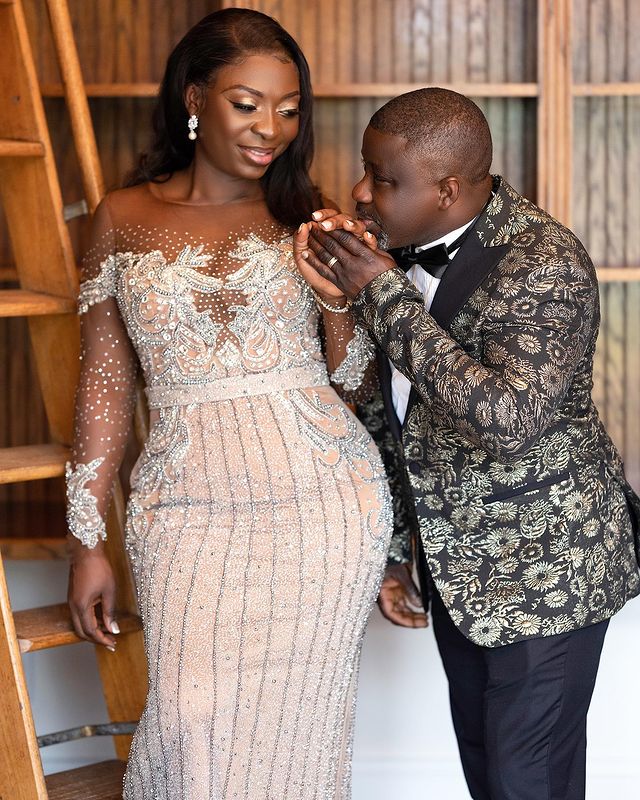 2022 Plus Size Arabic Aso Ebi Luxurious Sparkly Mermaid Prom Dresses Lace Beaded Evening Formal Party Second Reception Birthday Engagement Gowns Dress