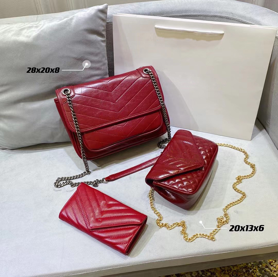 Genuine Leather Fashion woman Shoulder Bags Three-piece Totes Chain belt Handbag Classic pattern Design Super Large Capacity High Quality Gifts 08, Dustbag
Genuine Leather Fashion woman Shoulder Bags Three-piece Totes Chain belt Handbag Classic pattern Design Super Large Capacity High Quality Gifts 08, Dustbag