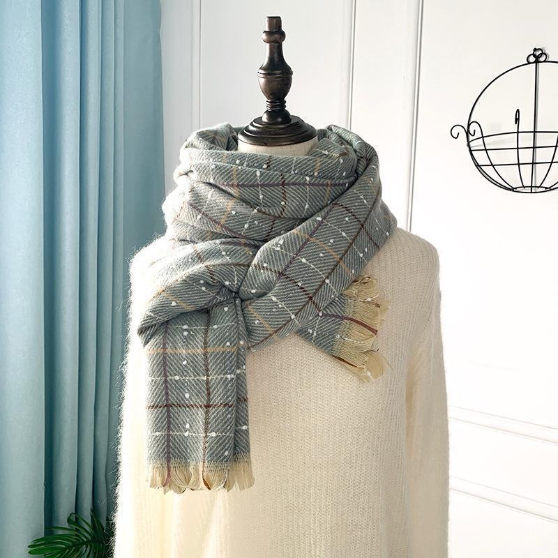 Imitation Cashmere Scarf Fashion Women's Winter Comfort And Warmth, Wild Plaid Shawl, Neutral Collar For Cold Protection1
Imitation Cashmere Scarf Fashion Women's Winter Comfort And Warmth, Wild Plaid Shawl, Neutral Collar For Cold Protection1