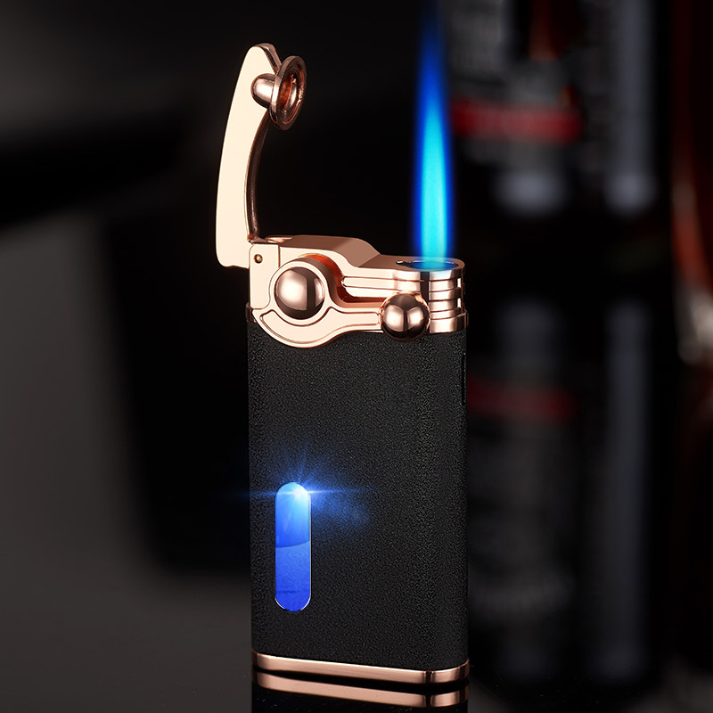 New Windproof Rocker Arm Gas Lighter Jet Metal Torch Turbo Lighter Cigarette Cigar Pipe Smoking Lighters Butane Inflated Gadgets for Men
New Windproof Rocker Arm Gas Lighter Jet Metal Torch Turbo Lighter Cigarette Cigar Pipe Smoking Lighters Butane Inflated Gadgets for Men