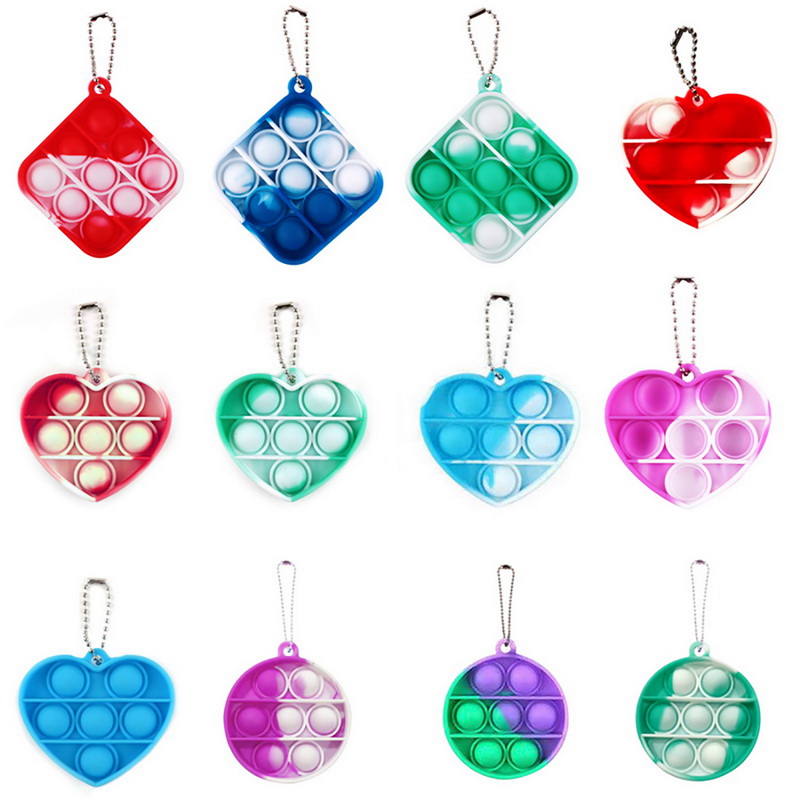 Mini Pop Fidget Keychain Simpl Dimmer Anti Stress Reliever Toy Popet Push Bubble Simple Dimple Key Chain Poppit Silicone Squeeze Toys 
Mini Pop Fidget Keychain Simpl Dimmer Anti Stress Reliever Toy Popet Push Bubble Simple Dimple Key Chain Poppit Silicone Squeeze Toys
