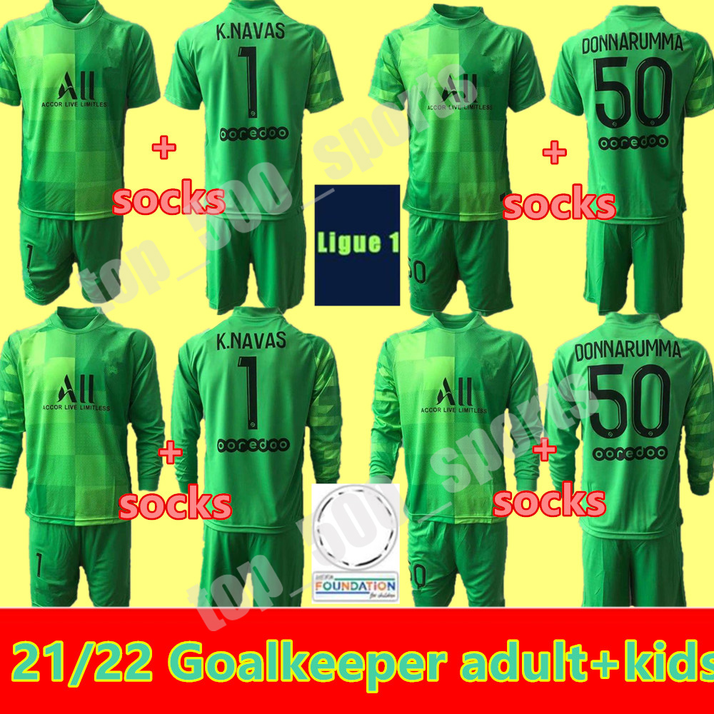 21 22 adult Men kits Youth Germain Long Sleeve Soccer jerseys GK 2021 2022 Goalkeeper 1 Keylor Navas Jersey 50 Gianluigi Donnarumma Kids kit Football Shirt, Colour 10
21 22 adult Men kits Youth Germain Long Sleeve Soccer jerseys GK 2021 2022 Goalkeeper 1 Keylor Navas Jersey 50 Gianluigi Donnarumma Kids kit Football Shirt, Colour 10