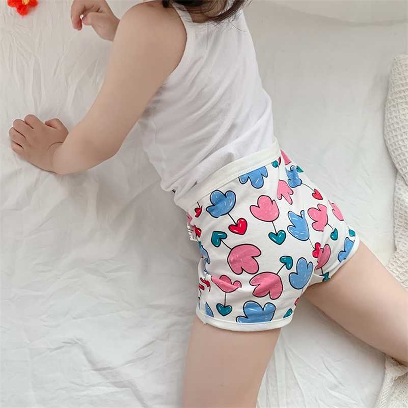 3 Pcs/lot Kids Panties For Girls Cotton Cute Underwear Baby Pink Briefs Toddler Funny Shorts Boxers Underpants Children Clothing 211122
