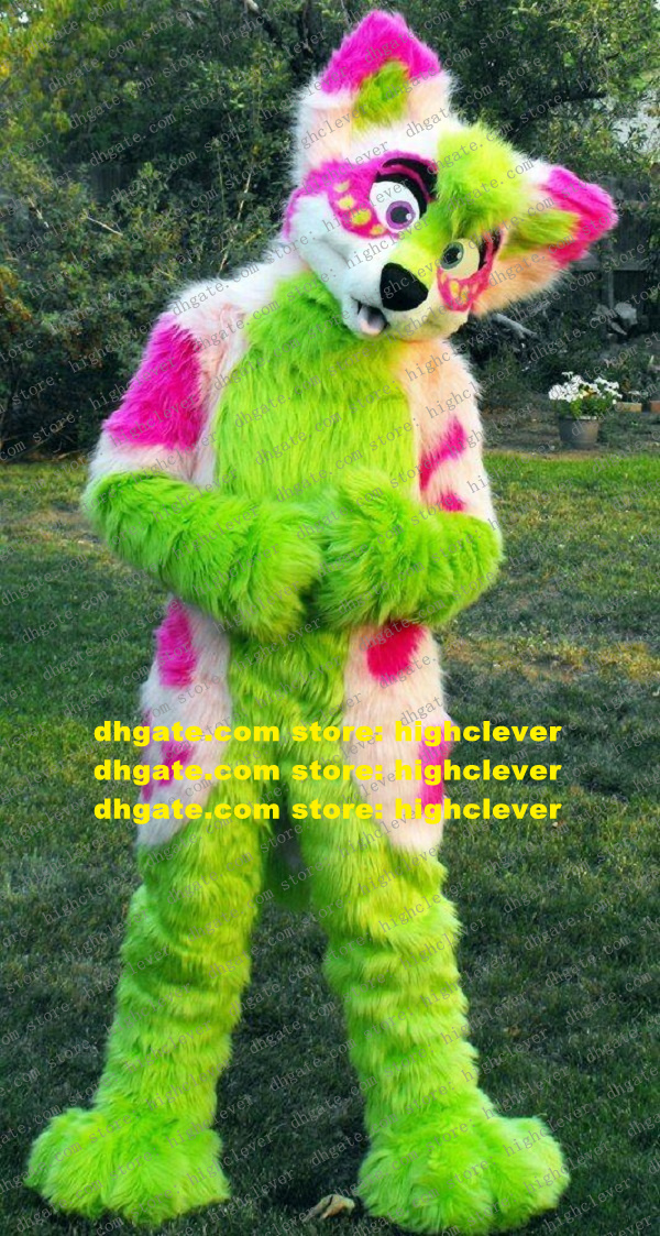 Green Long Fur Furry Fox Wolf Husky Dog Mascot Costume Fursuit Adult Cartoon Marketing Planning Sales Performance zz7662, As in photos
Green Long Fur Furry Fox Wolf Husky Dog Mascot Costume Fursuit Adult Cartoon Marketing Planning Sales Performance zz7662, As in photos