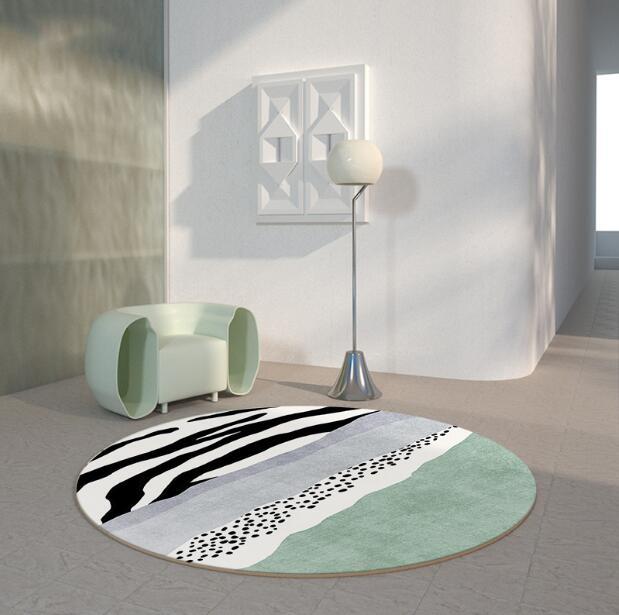 Carpets Luxury Nordic Round Carpet Abstract Geometric Pattern Floor Mat Home Customize Rugs Living Room Coffee Table Decoration Foot Pad, A4
Carpets Luxury Nordic Round Carpet Abstract Geometric Pattern Floor Mat Home Customize Rugs Living Room Coffee Table Decoration Foot Pad, A4
