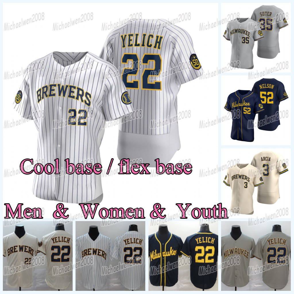 Men Women Youth 2021 Milwaukee jersey 22 Christian Yelich Luis Urias Tyrone Taylor Lorenzo Cain Daniel Vogelbach Omar Narvaez Eric Lauer Angel Perdomo Josh Hader, 4 miro heiskanen
Men Women Youth 2021 Milwaukee jersey 22 Christian Yelich Luis Urias Tyrone Taylor Lorenzo Cain Daniel Vogelbach Omar Narvaez Eric Lauer Angel Perdomo Josh Hader, 4 miro heiskanen