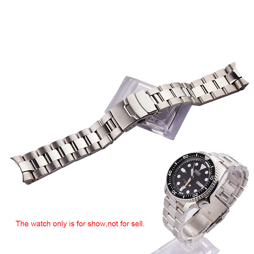 22mm silver middle polish solid curved end links replacement watchband strap bracelet double push clasp for seiko skx 007, Black;brown
22mm silver middle polish solid curved end links replacement watchband strap bracelet double push clasp for seiko skx 007, Black;brown