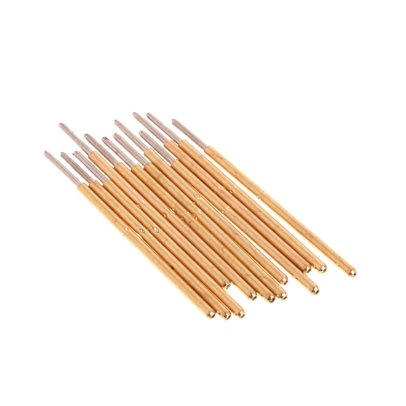 100-piece Lent test Pogo Pin P50-Q1 Dia 0.68 Mm Length 16 mm Gold 40JA
