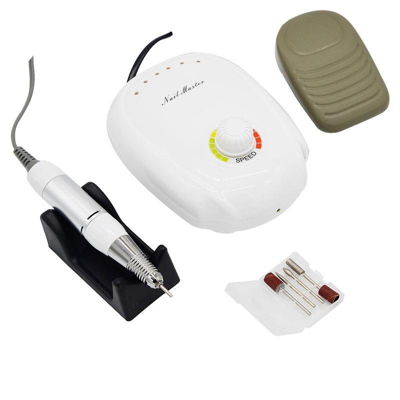 Nail Drill & Accessories Manicure 35000 RPM White Pedicure Tools Art Equipment Electric Pen Shaped Set Kit