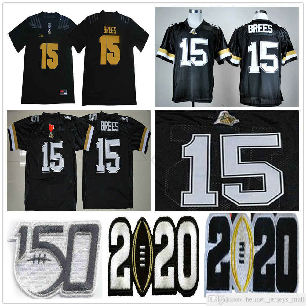 NCAA Purdue Boilermakers College Football #15 Drew Brees Jersey Home Black Stitched Drew Brees 150th University Jerseys Shirts Sizes S-XXXL
NCAA Purdue Boilermakers College Football #15 Drew Brees Jersey Home Black Stitched Drew Brees 150th University Jerseys Shirts Sizes S-XXXL