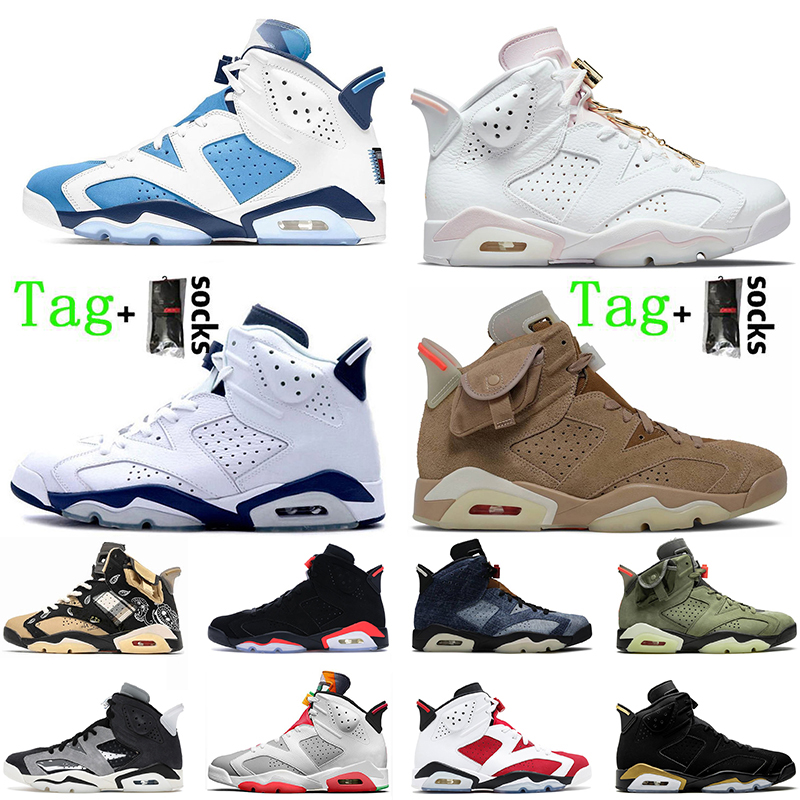 Fashion Jumpman 6 6s Basketball Shoes Womens Men Ash Gold Hoops UNC Sneakers Travis British Khaki Midnight Navy Black Infrared Hare Trainers
Fashion Jumpman 6 6s Basketball Shoes Womens Men Ash Gold Hoops UNC Sneakers Travis British Khaki Midnight Navy Black Infrared Hare Trainers