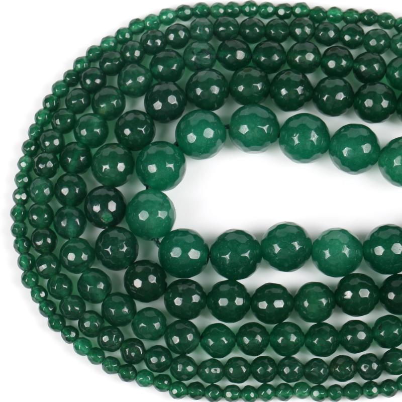 Other Natural Green Jades Stone Beads Faceted Round Loose For Jewelry Making Diy Accessories Necklace Bracelet 4/6/8/10/12mm
Other Natural Green Jades Stone Beads Faceted Round Loose For Jewelry Making Diy Accessories Necklace Bracelet 4/6/8/10/12mm