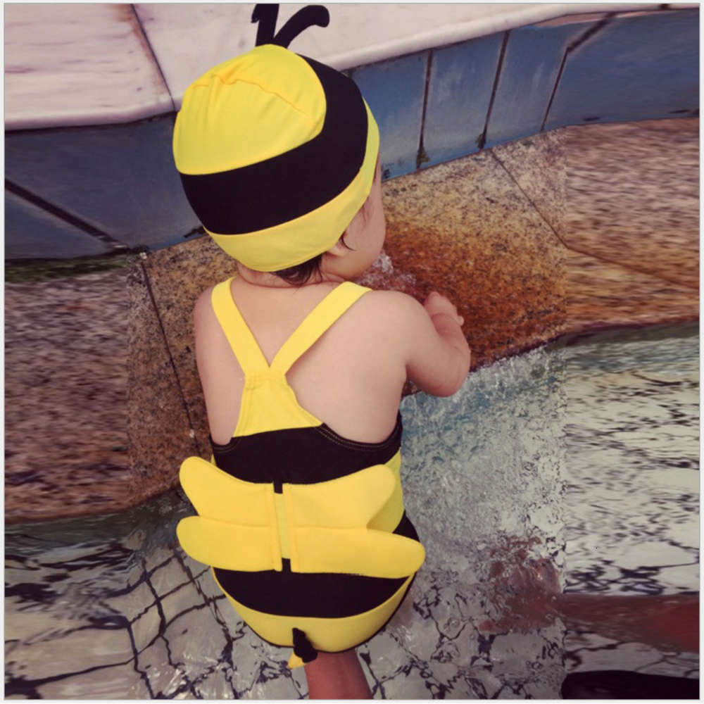 Children's suit Children's Korean girl boy one piece cute little bee spring resort baby swimsuit, Black
Children's suit Children's Korean girl boy one piece cute little bee spring resort baby swimsuit, Black