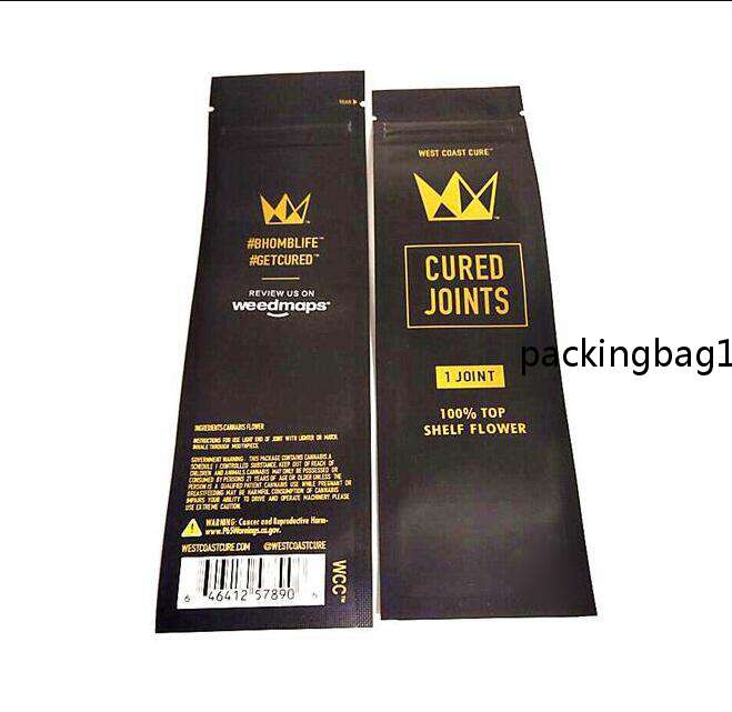 New 2021 Black West Coast Cure 3PCS 1PCS CURED JOINTS Mylar BAGs +PLASTIC TUBES Packaging Version Vape Preroll gummies bag
New 2021 Black West Coast Cure 3PCS 1PCS CURED JOINTS Mylar BAGs +PLASTIC TUBES Packaging Version Vape Preroll gummies bag