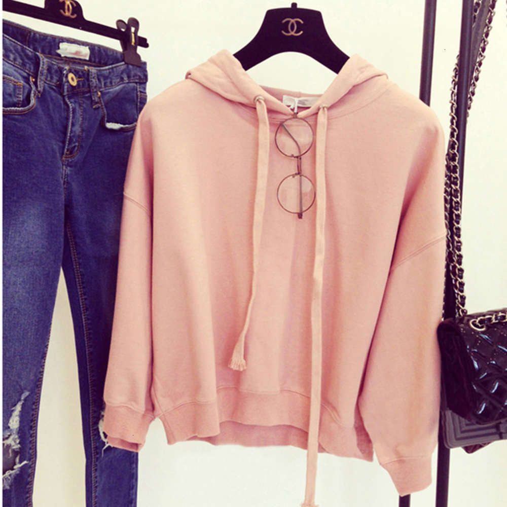 women's hoodies & sweatshirts hoodie short sweater spring and autumn thin korean ins fashion lazy style bf loose long sleeve jacket 708, Black
women's hoodies & sweatshirts hoodie short sweater spring and autumn thin korean ins fashion lazy style bf loose long sleeve jacket 708, Black