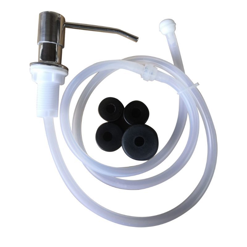 1Set Rvs Spoelbak Zeepdispenser Lotion Pomp Extension Tube 40JA