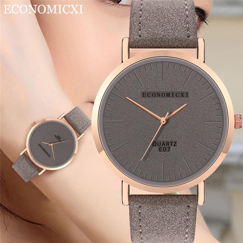 Wristwatches Trend Style Women Watches Leather No Scale Blank Dial Ladies Girls Watch In Quartz Relogio Orologi Donna *A, Black
Wristwatches Trend Style Women Watches Leather No Scale Blank Dial Ladies Girls Watch In Quartz Relogio Orologi Donna *A, Black