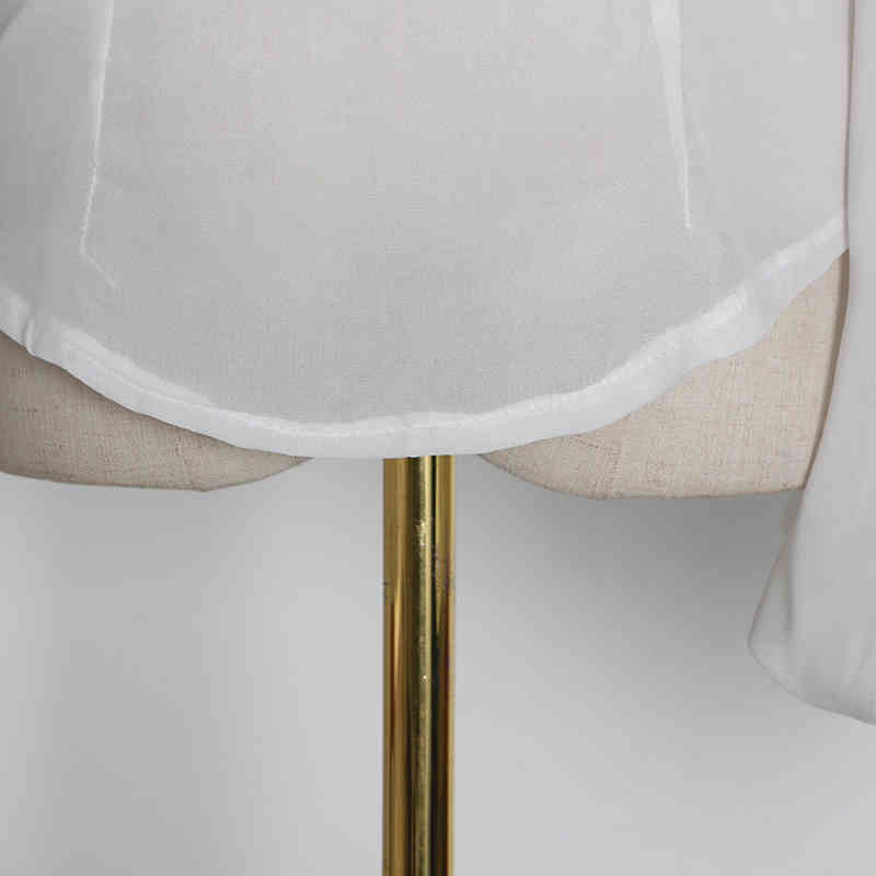 White Patchwork Ruffle Chiffon Blouse For Women Lantern Sleeve Elegant Female Summer Fashion 210524