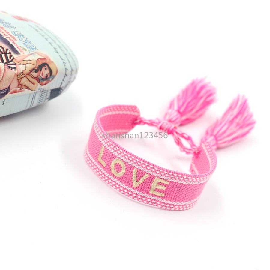 Pull Adjustable Tassel Charm Bracelet Embroidery Letter Love Dream Smile Happy Lucky Bracelet Bangle Cuff for Women Kids fashion Jewelry, Golden;silver
Pull Adjustable Tassel Charm Bracelet Embroidery Letter Love Dream Smile Happy Lucky Bracelet Bangle Cuff for Women Kids fashion Jewelry, Golden;silver