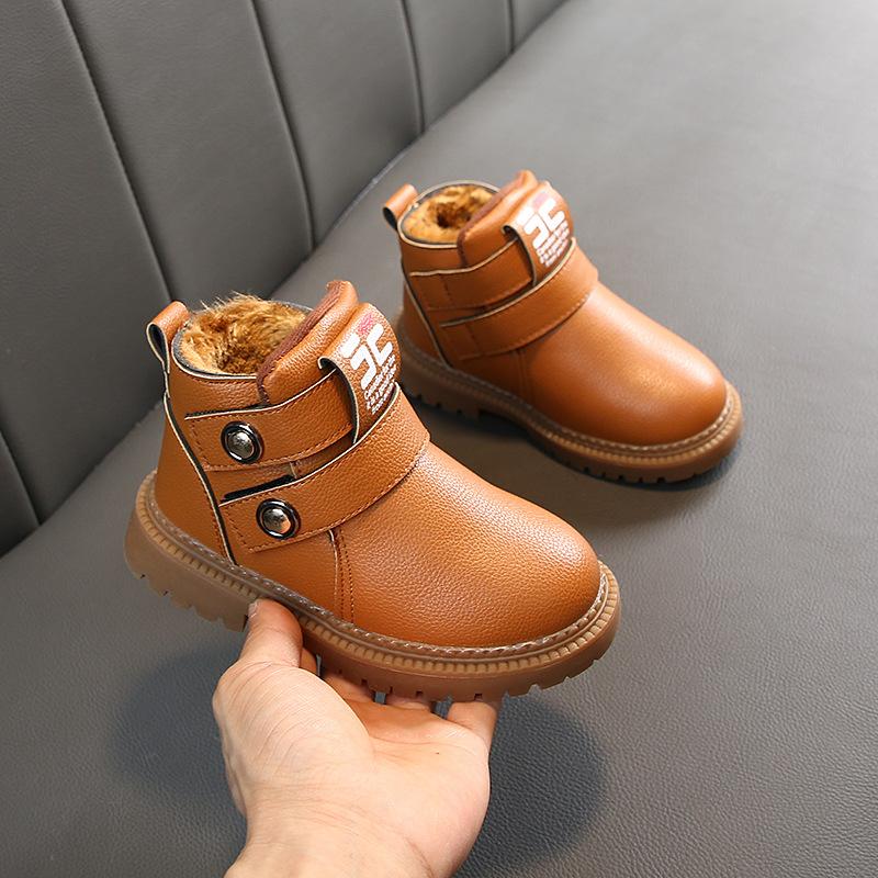 Boots Winter Children Shoes Plush Classic Leather Boys Girls Snow Boot Fashion Autumn Kids Short Ankle Black Brown, Black;grey
Boots Winter Children Shoes Plush Classic Leather Boys Girls Snow Boot Fashion Autumn Kids Short Ankle Black Brown, Black;grey