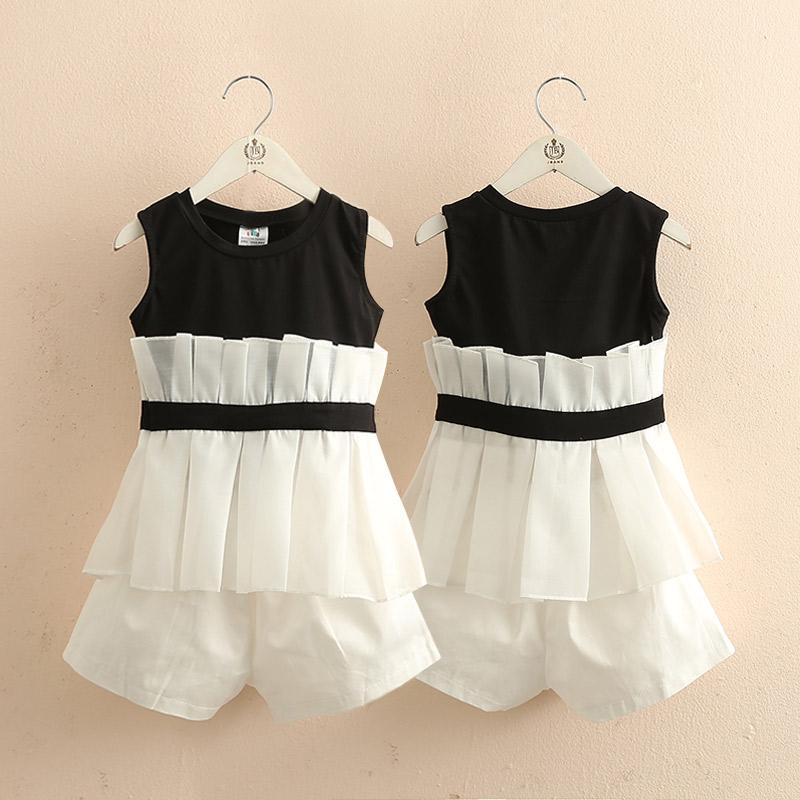 Clothing Sets 2021 Casual 3 4 6 8 10 12 Years White Black Patchwork Chiffon Baby Kids Girls Summer Sleeveless Vest + Shorts 2 Pcs Set
Clothing Sets 2021 Casual 3 4 6 8 10 12 Years White Black Patchwork Chiffon Baby Kids Girls Summer Sleeveless Vest + Shorts 2 Pcs Set