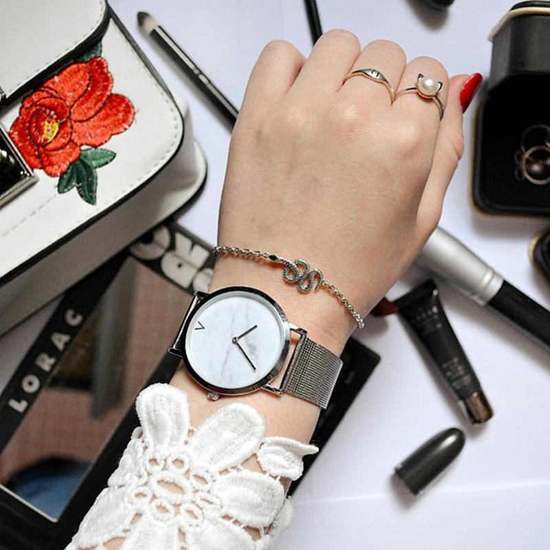 Fashion Creative Marble Women Watches Rose Gold Mesh Stainless Steel Quartz Watch Casual Ladies Relogio Feminino Clock Wristwatches
Fashion Creative Marble Women Watches Rose Gold Mesh Stainless Steel Quartz Watch Casual Ladies Relogio Feminino Clock Wristwatches