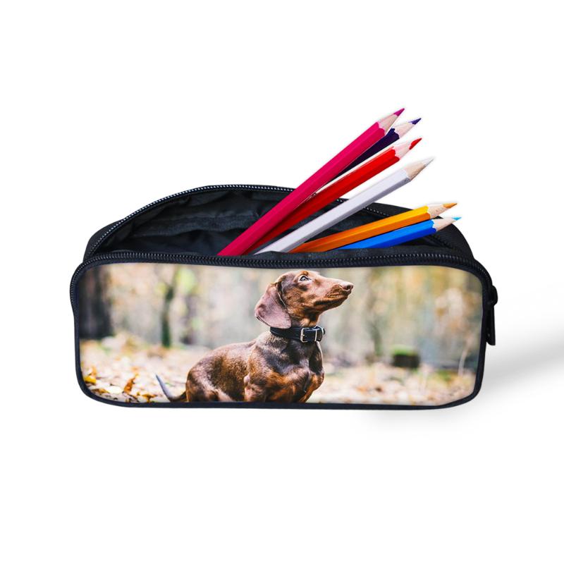 Dachshund Bag Gift Kid Customized Dog Pencil Case Pen Box School Stationery Holder For Boy Girl Wholesale 2021 Free Drop Cosmetic Bags & Cas
Dachshund Bag Gift Kid Customized Dog Pencil Case Pen Box School Stationery Holder For Boy Girl Wholesale 2021 Free Drop Cosmetic Bags & Cas