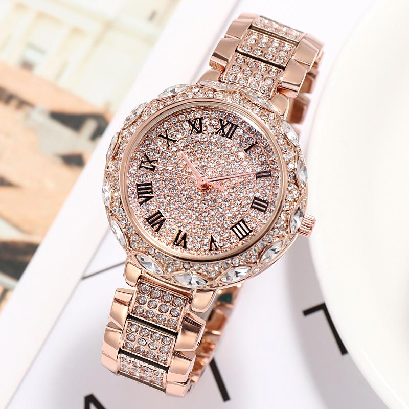 Ladies Watches Luxury Diamond Watch Women Rose Gold Fashion Dress Quartz Relogio Feminino Wristwatches
Ladies Watches Luxury Diamond Watch Women Rose Gold Fashion Dress Quartz Relogio Feminino Wristwatches