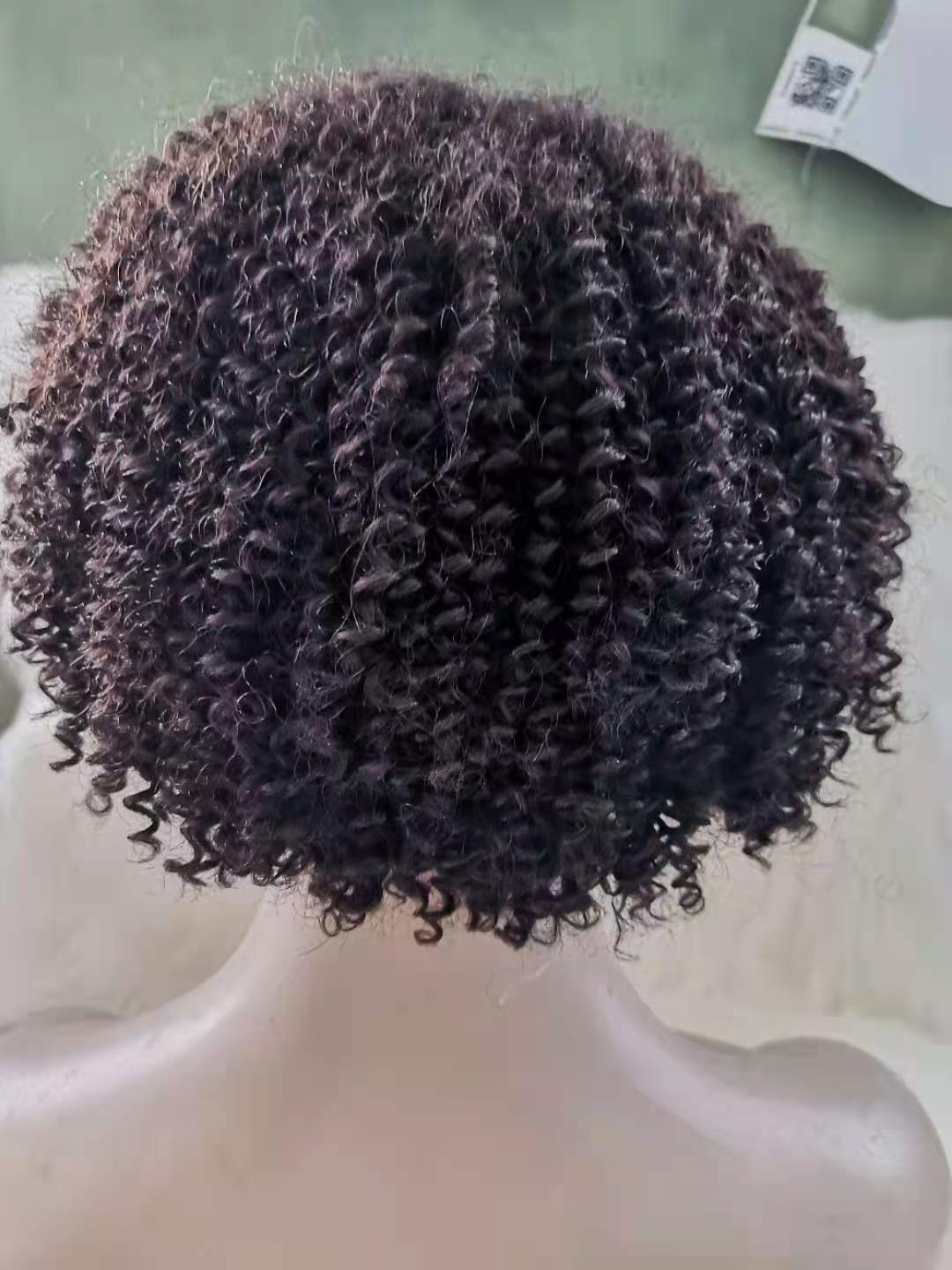 Afro Kinky Curly Short Bob Lace Front Human Hair Wigs For Black Women Brazilian remy Hairs 12inch Natural Color diva1