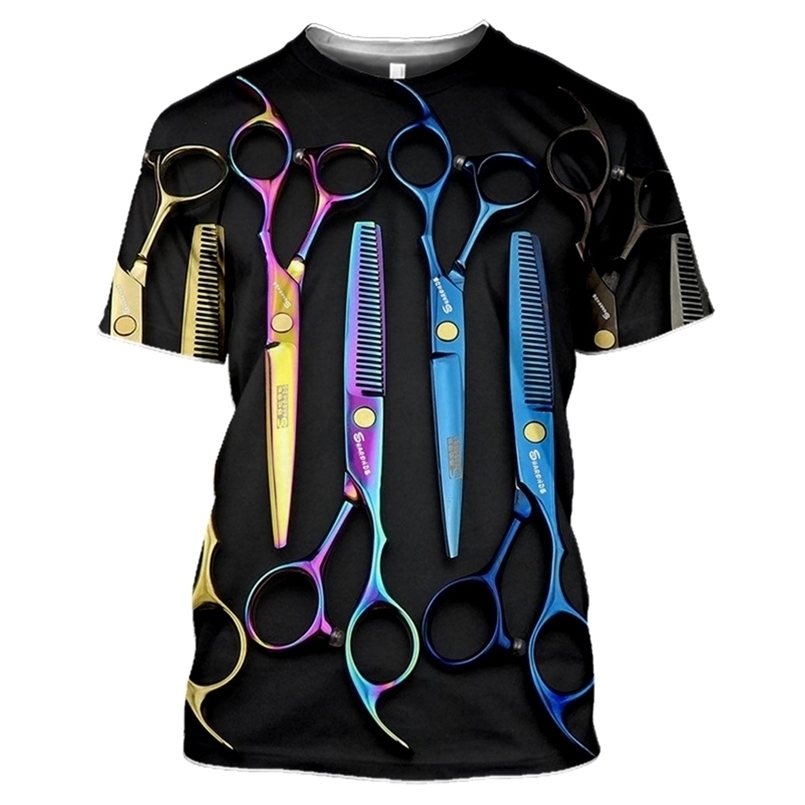 SONSPEE 3D Print Tshirt Barber tools Man Women Suit Harajuku Anime Short Sleeve Casual Jogging Sportswear 210716
SONSPEE 3D Print Tshirt Barber tools Man Women Suit Harajuku Anime Short Sleeve Casual Jogging Sportswear 210716