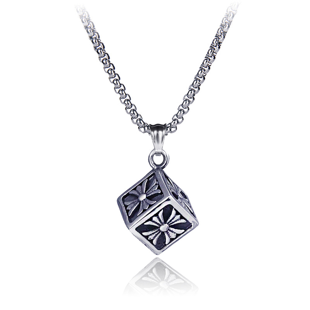 Wholesale Punk Silver Stainless Steel Cross Chrom&Hearts Cube Pendant Necklace Titanium Steels Rock Retro Styles Necklaces Fashion Jewelry Accessories
Wholesale Punk Silver Stainless Steel Cross Chrom&Hearts Cube Pendant Necklace Titanium Steels Rock Retro Styles Necklaces Fashion Jewelry Accessories