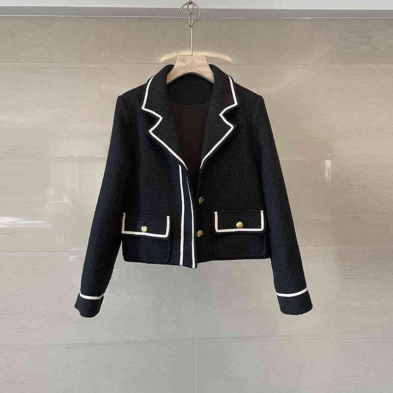 Women' Fur & Faux Black inlaid collar autumn women' jackets runway tweed only breasted woolen outwear long sleeve c730 DK2G, 1# shoe box
Women' Fur & Faux Black inlaid collar autumn women' jackets runway tweed only breasted woolen outwear long sleeve c730 DK2G, 1# shoe box