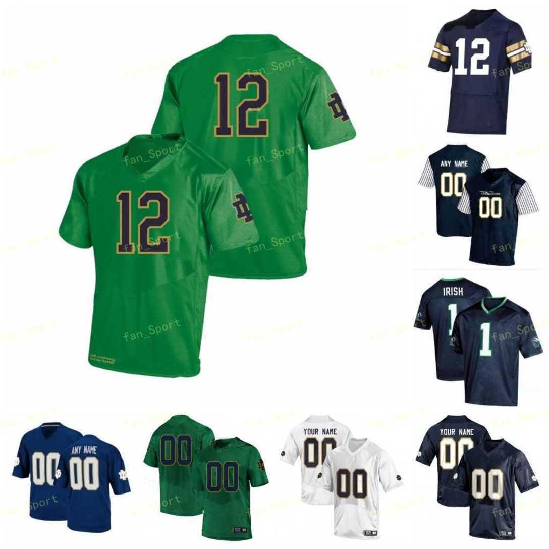 Fighting Irish Football Jersey NCAA College 2021 Shamrock Series 3 Joe Montana 45 Rudy Ruettiger 12 Ian Book 23 Kyren Williams 25 Chris Tyree, Black
Fighting Irish Football Jersey NCAA College 2021 Shamrock Series 3 Joe Montana 45 Rudy Ruettiger 12 Ian Book 23 Kyren Williams 25 Chris Tyree, Black