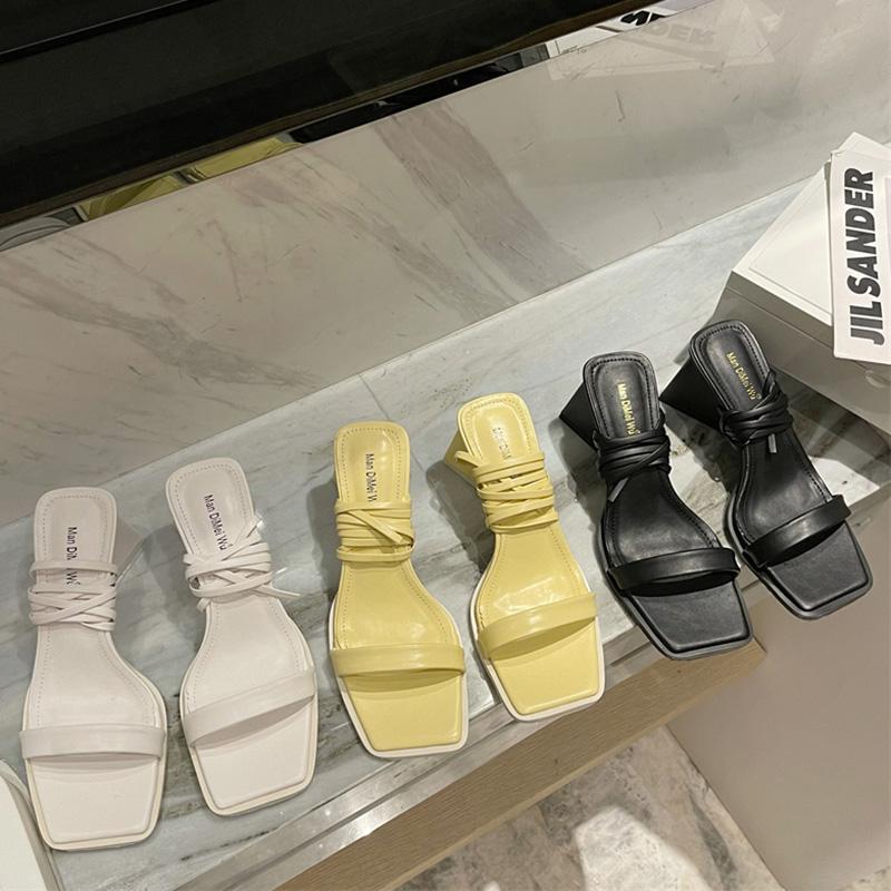 Dress Shoes 2021 Fashion Women Yellow One Word With Two Wear High Heels Sandals Summer INS Cross Puttee Ladies Valentine Roman, White
Dress Shoes 2021 Fashion Women Yellow One Word With Two Wear High Heels Sandals Summer INS Cross Puttee Ladies Valentine Roman, White