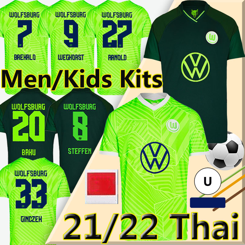 2021 2022 VfL Wolfsburg Soccer jerseys WEGHORST STEFFEN BREKALO 21/22 Football Shirt ARNOLD XAVER MBABU GUILAVOGUI MEHMEDI ROUSSILLON men+kids kit uniforms, 20/21 home kit
2021 2022 VfL Wolfsburg Soccer jerseys WEGHORST STEFFEN BREKALO 21/22 Football Shirt ARNOLD XAVER MBABU GUILAVOGUI MEHMEDI ROUSSILLON men+kids kit uniforms, 20/21 home kit