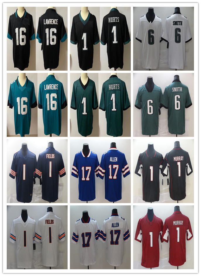 Men Women Youth 16 Trevor Lawrence 6 DeVonta Smith 1 Jalen Hurts 1 Justin Fields 17 Josh Allen 1 Kyler Murray blue white green Football Jersey, Colour
Men Women Youth 16 Trevor Lawrence 6 DeVonta Smith 1 Jalen Hurts 1 Justin Fields 17 Josh Allen 1 Kyler Murray blue white green Football Jersey, Colour