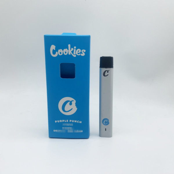 Cookies Delta 8 9 10 Disposable vape pen cigarettes Rechargeable 240mah battery 1.0ml Empty 510 Cartridge Box Packaging, Silver
Cookies Delta 8 9 10 Disposable vape pen cigarettes Rechargeable 240mah battery 1.0ml Empty 510 Cartridge Box Packaging, Silver
