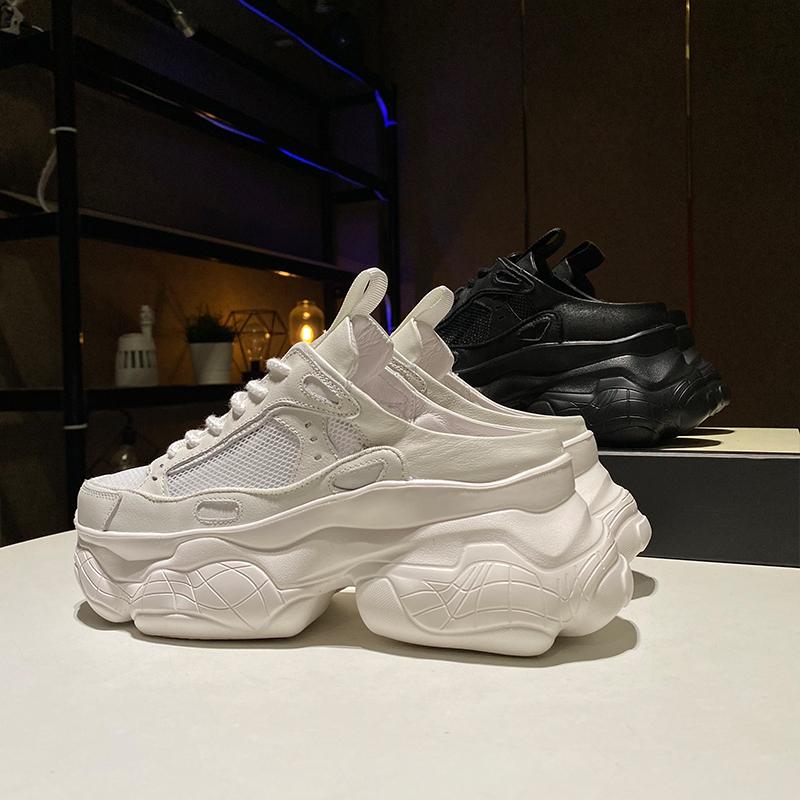 Summer Spring Luxury Women Slip-on Shoes Outdoor Slippers Fashion Leather Platform High Heels Casual Sneakers Lady Loafers Dress, Black
Summer Spring Luxury Women Slip-on Shoes Outdoor Slippers Fashion Leather Platform High Heels Casual Sneakers Lady Loafers Dress, Black