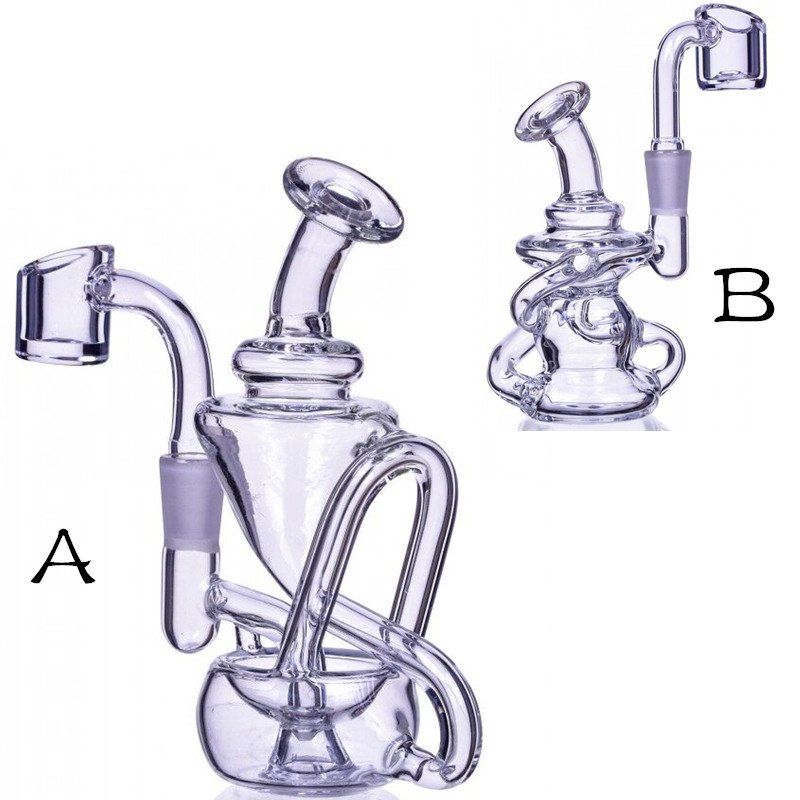 Clear Two Types Mini Glass Bongs Recyler Fab Egg 10MM Joint Banger with shisha Bubbler Mini Bong
Clear Two Types Mini Glass Bongs Recyler Fab Egg 10MM Joint Banger with shisha Bubbler Mini Bong