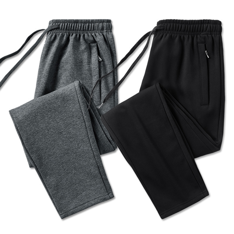 autumn sports winter long fattening and increasing thick pure cotton foot closing men's loose guard, Black
autumn sports winter long fattening and increasing thick pure cotton foot closing men's loose guard, Black