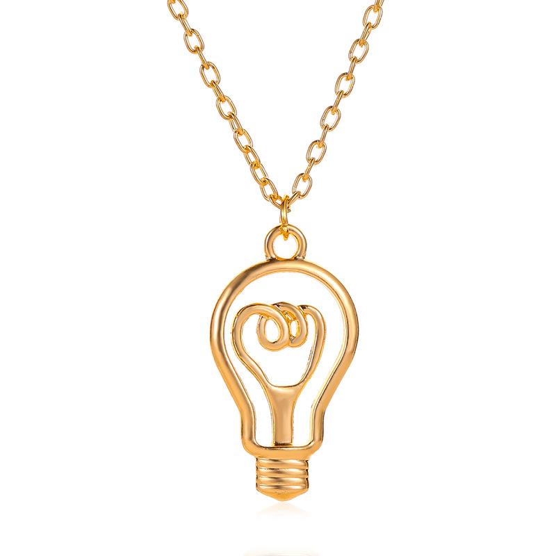 Pendant Necklaces Creative Light Bulb Geometric Necklace Fashion Women's Sweater Chain Accessories Punk Hip Hop Party Jewelry Gifts
Pendant Necklaces Creative Light Bulb Geometric Necklace Fashion Women's Sweater Chain Accessories Punk Hip Hop Party Jewelry Gifts
