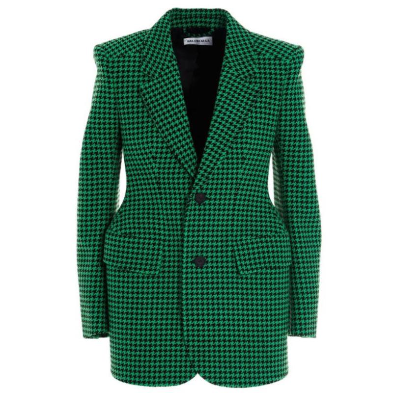 Chaqueta De Lana Pata Gallo Para Mujer Traje Un Solo Pecho, A La Cintura Elegante Oficina Women' Suits & Blazers, Black
Chaqueta De Lana Pata Gallo Para Mujer Traje Un Solo Pecho, A La Cintura Elegante Oficina Women' Suits & Blazers, Black