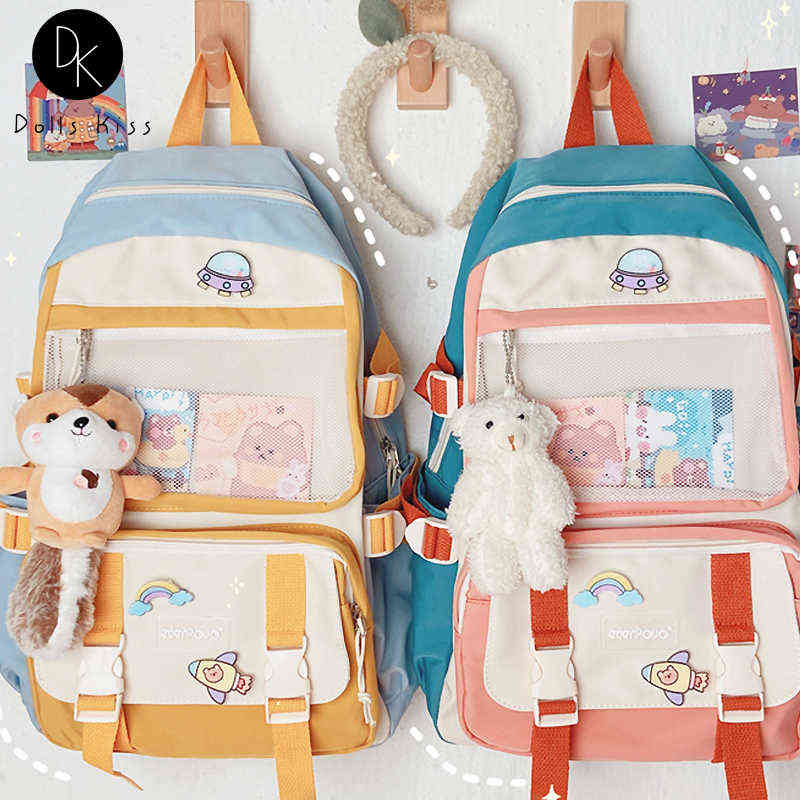 Women Japanese Ita Bag Ladies Cute Fresh Color Contrast Large-Capacity Backpack College Style Student School Bag Kawaii Backpack Y1105, Black
Women Japanese Ita Bag Ladies Cute Fresh Color Contrast Large-Capacity Backpack College Style Student School Bag Kawaii Backpack Y1105, Black